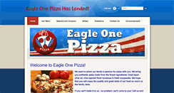 Desktop Screenshot of eagleonepizza.com