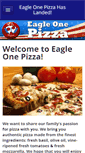 Mobile Screenshot of eagleonepizza.com